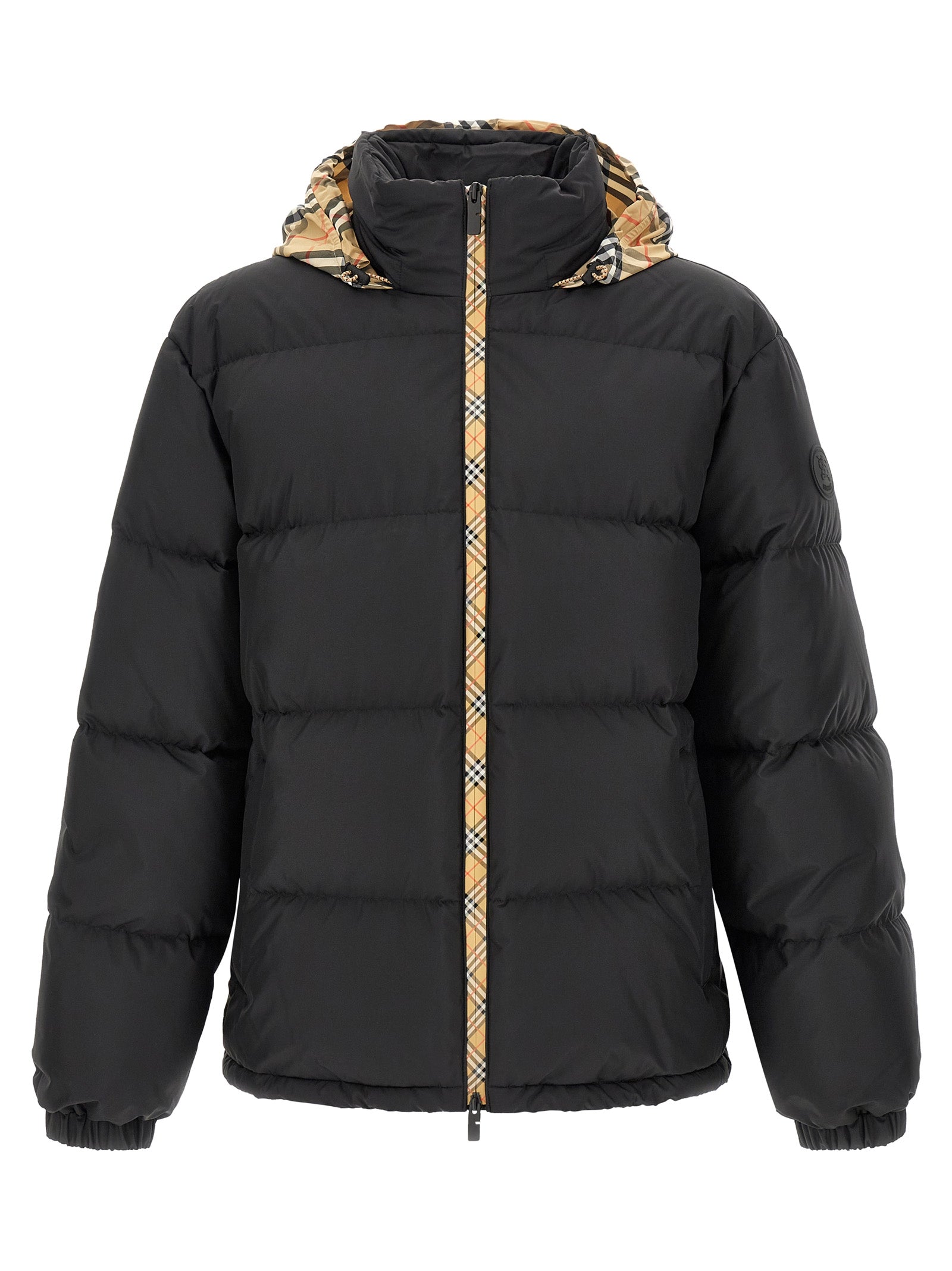 Black Polyester Parka