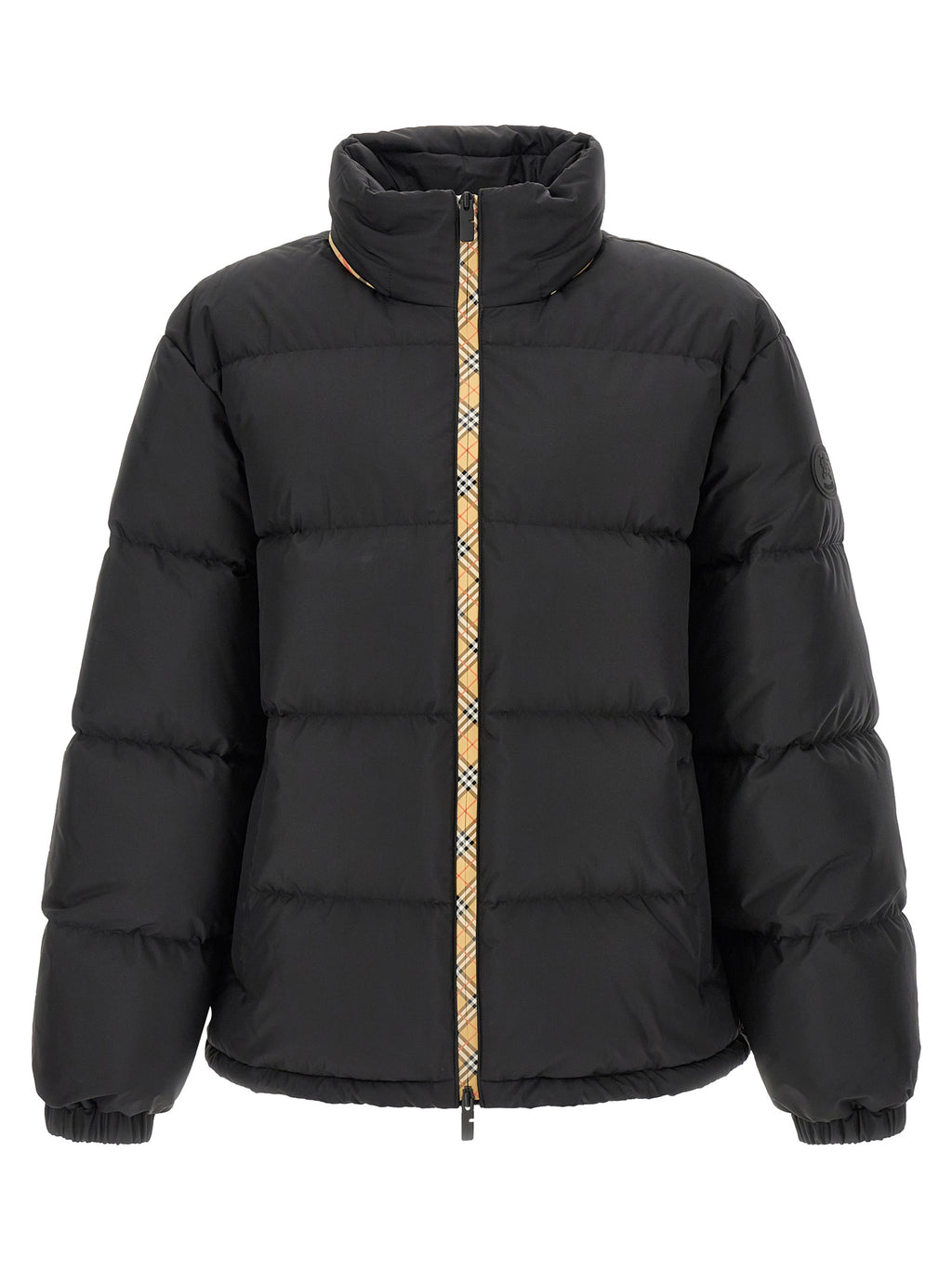 Black Polyester Parka
