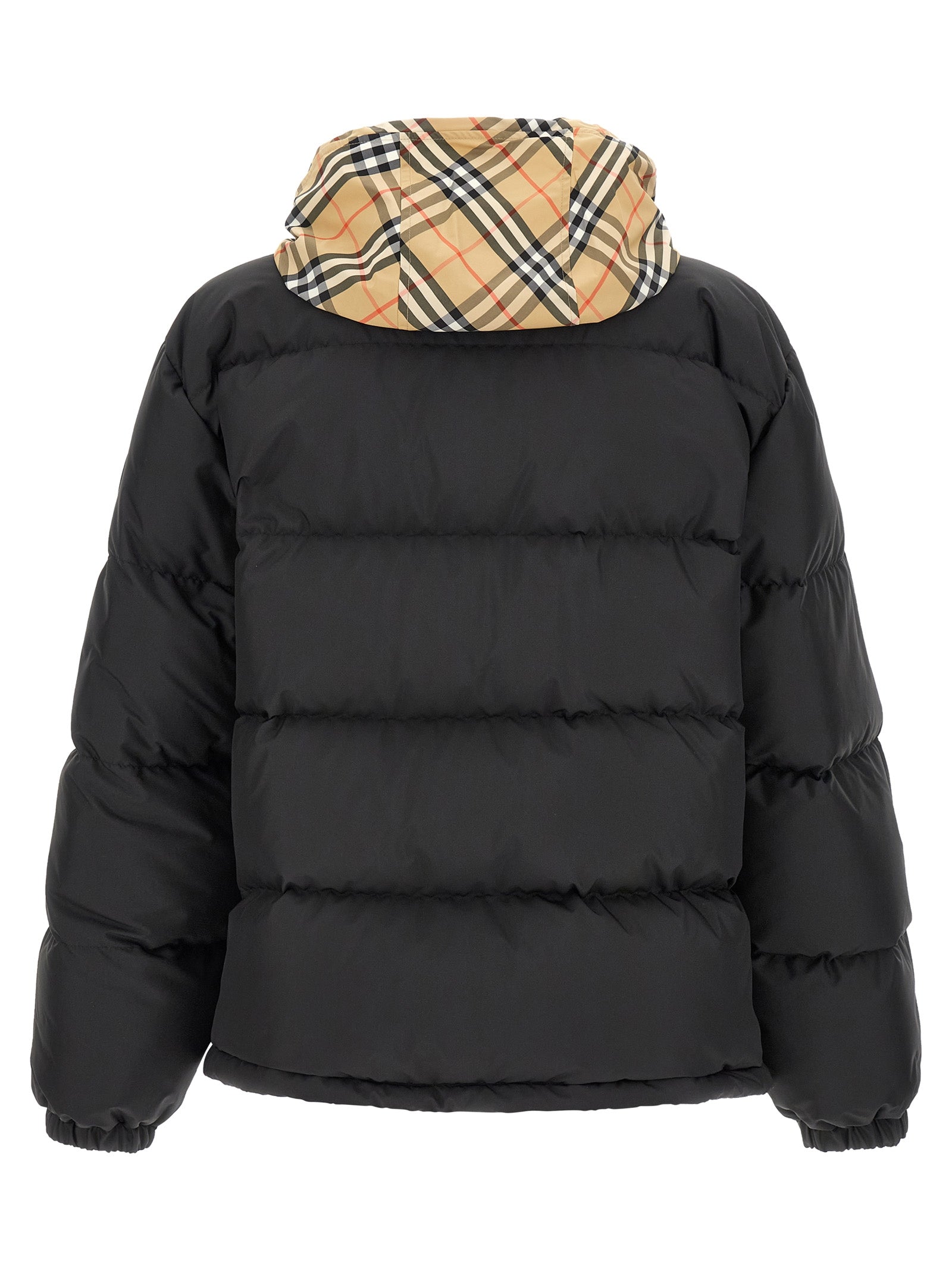 Black Polyester Parka