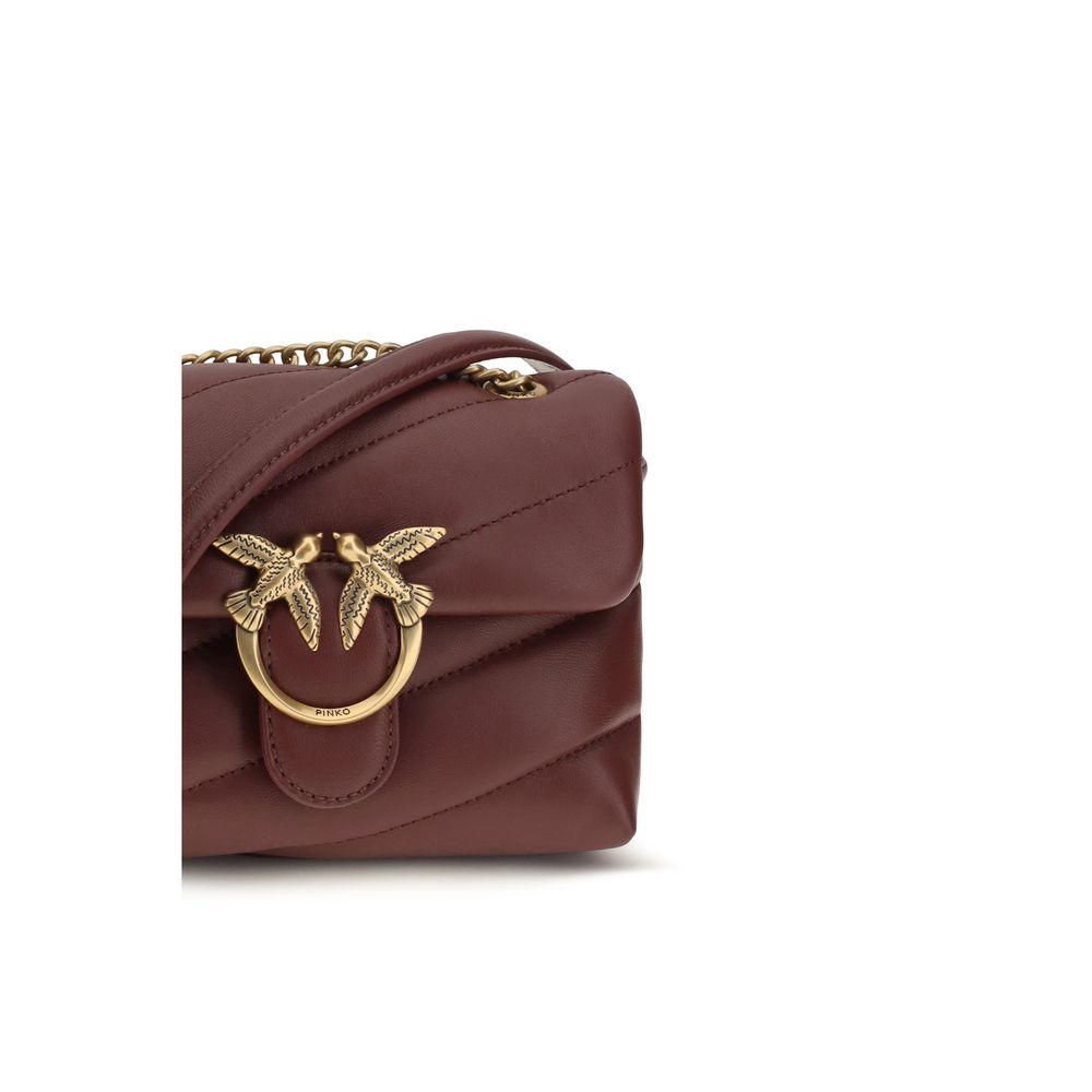 Bordeaux Calf Leather Bos Taurus Shoulder Bag
