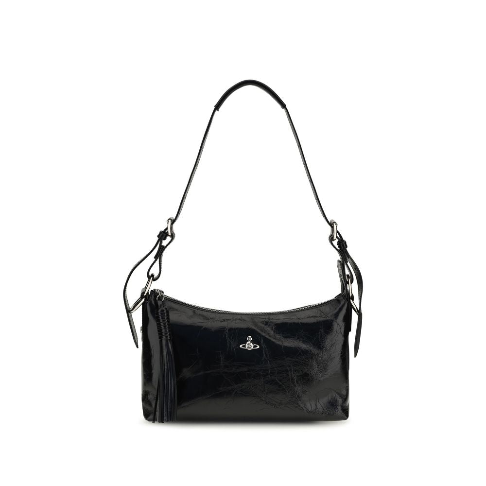 Black Calf Leather Bos Taurus Shoulder Bag