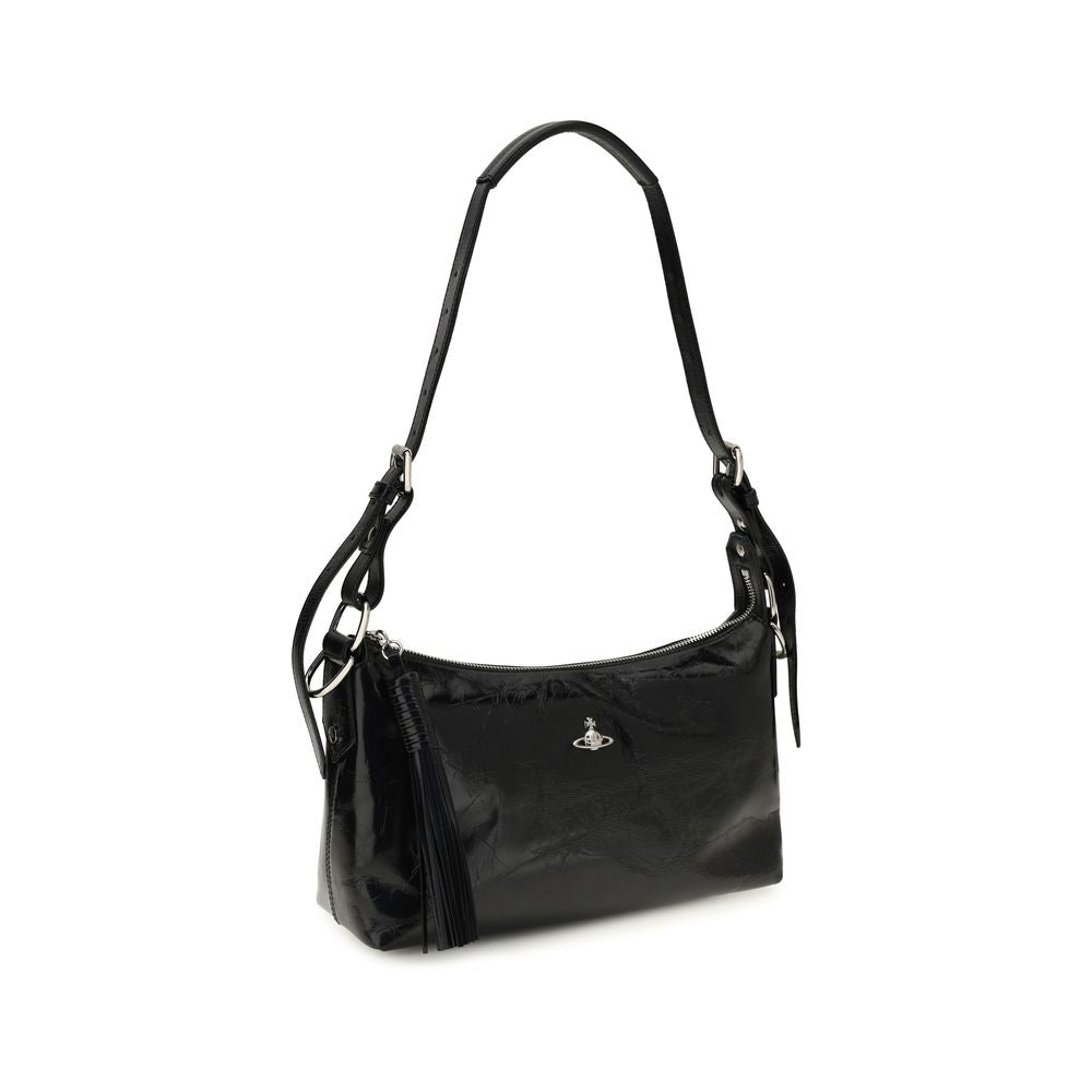 Black Calf Leather Bos Taurus Shoulder Bag