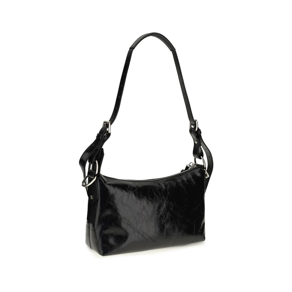 Black Calf Leather Bos Taurus Shoulder Bag
