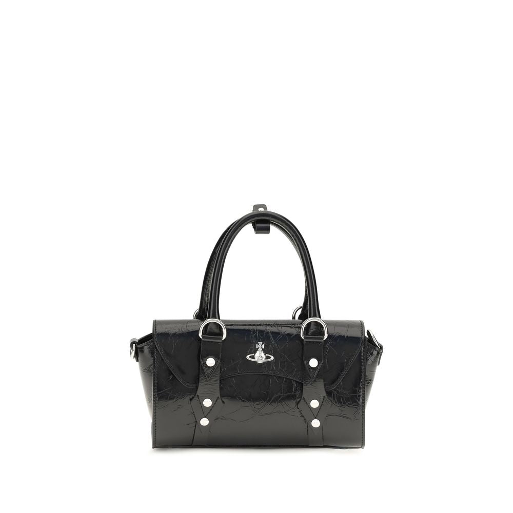 Black Calf Leather Bos Taurus Shoulder Bag