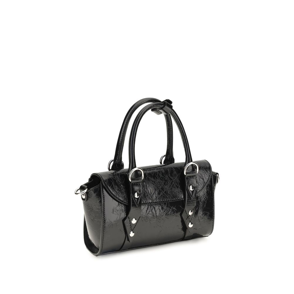 Black Calf Leather Bos Taurus Shoulder Bag