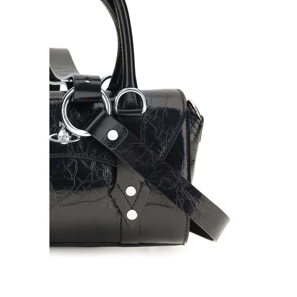 Black Calf Leather Bos Taurus Shoulder Bag