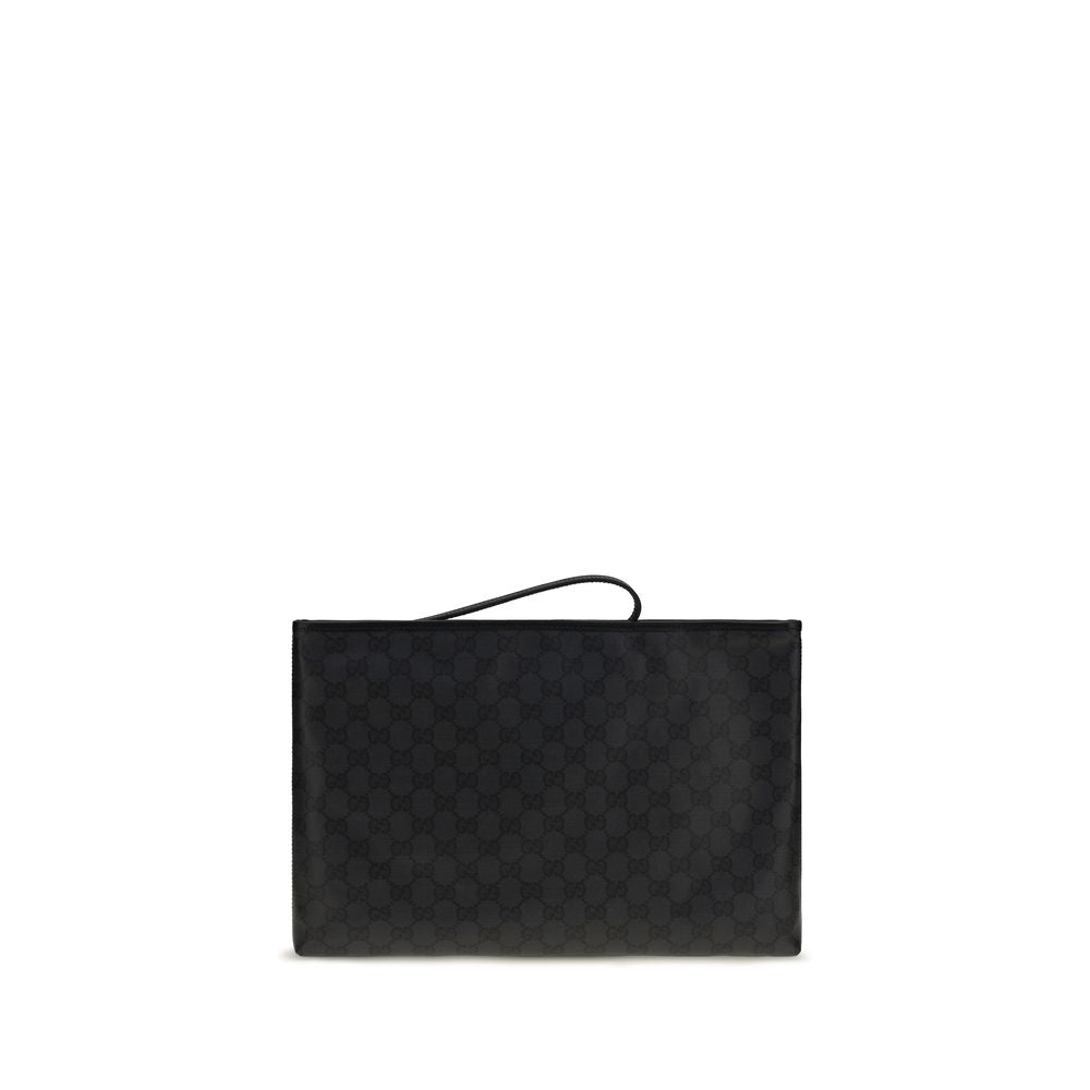 Black Cotton Shoulder Bag
