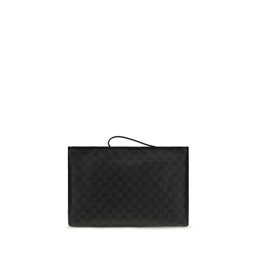 Black Cotton Shoulder Bag