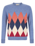 Blue Cashmere Cardigan