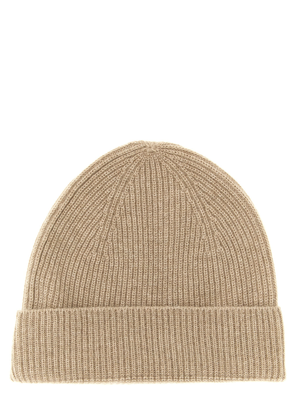Beige Cashmere Beanie