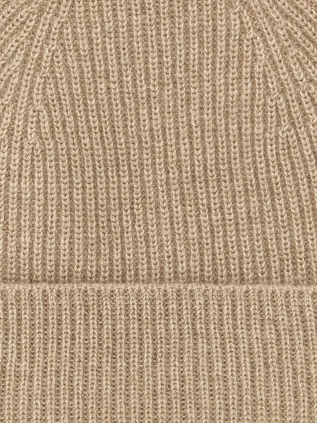 Beige Cashmere Beanie