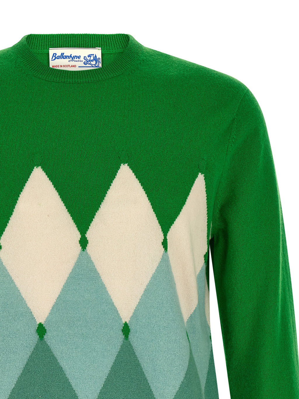 Bicolor Cashmere Cardigan