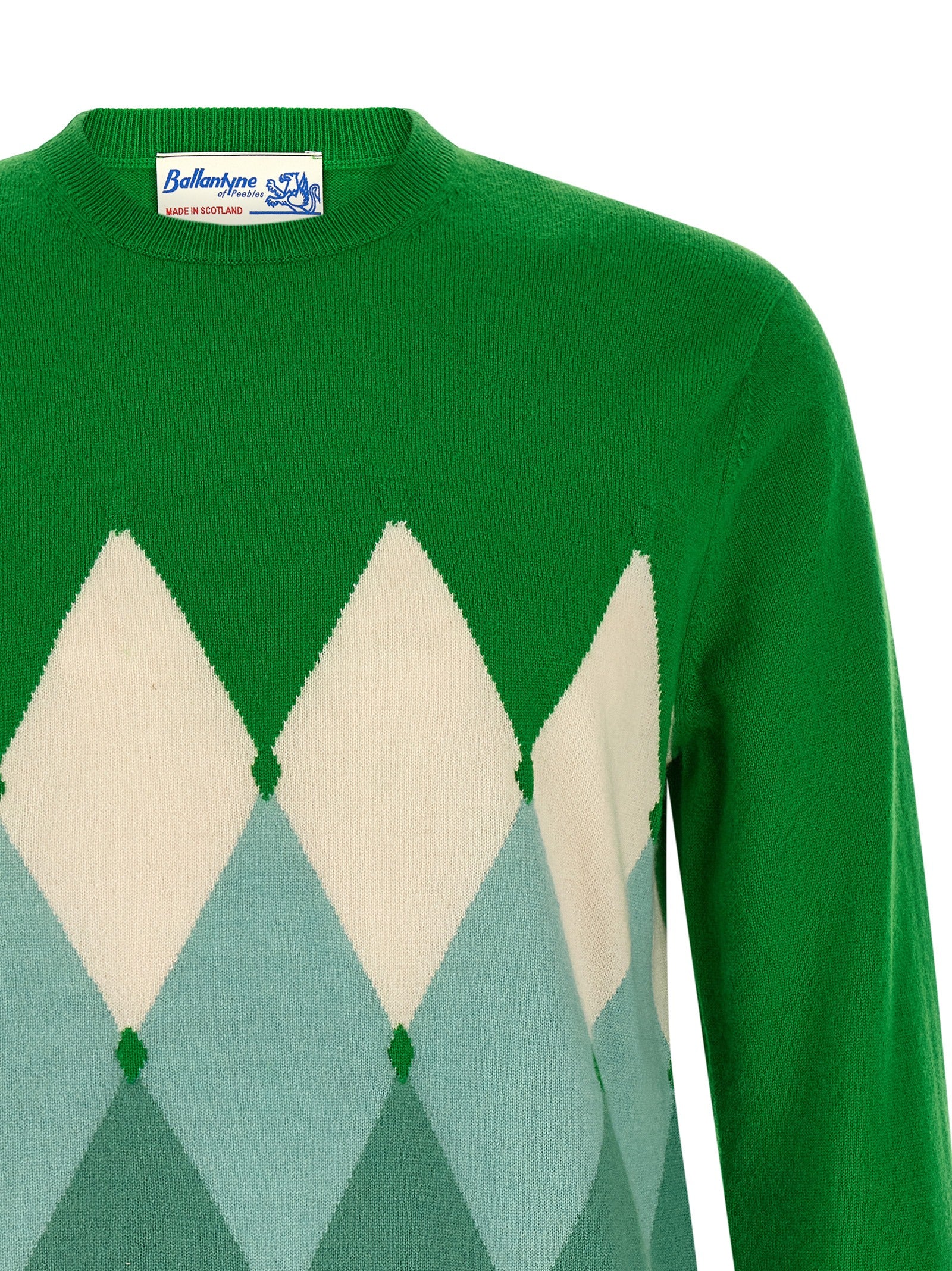 Bicolor Cashmere Cardigan