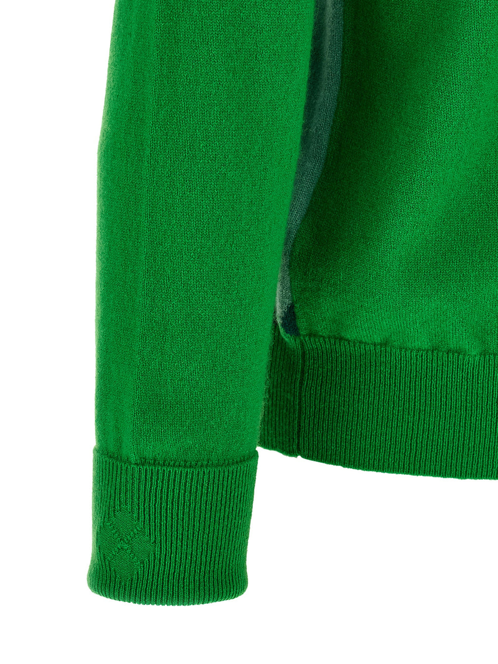 Bicolor Cashmere Cardigan