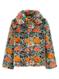 Multicolor Marabou Full-Length Jacket