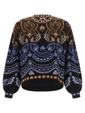 Multicolor Polyester Cardigan