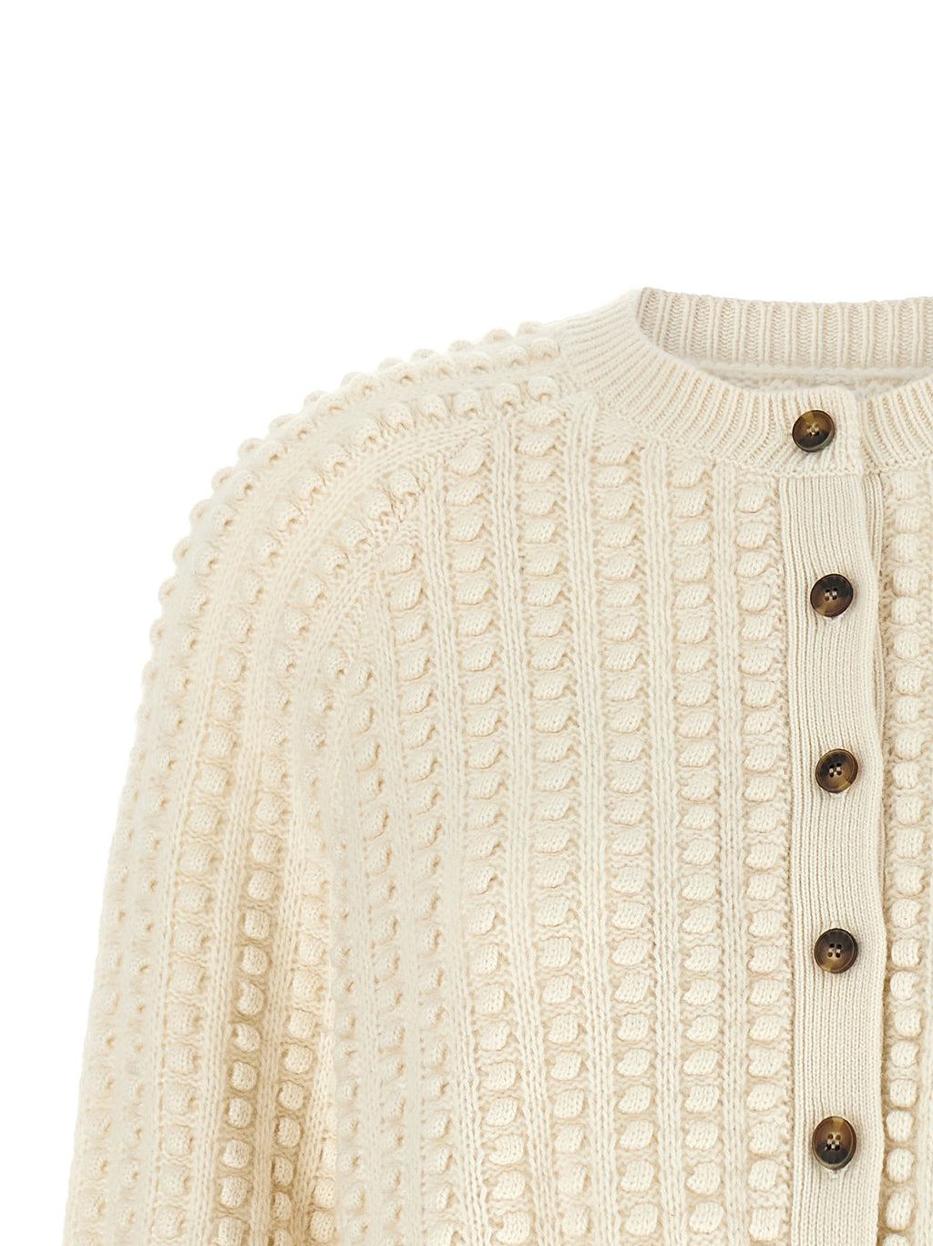 White Cashmere Cardigan