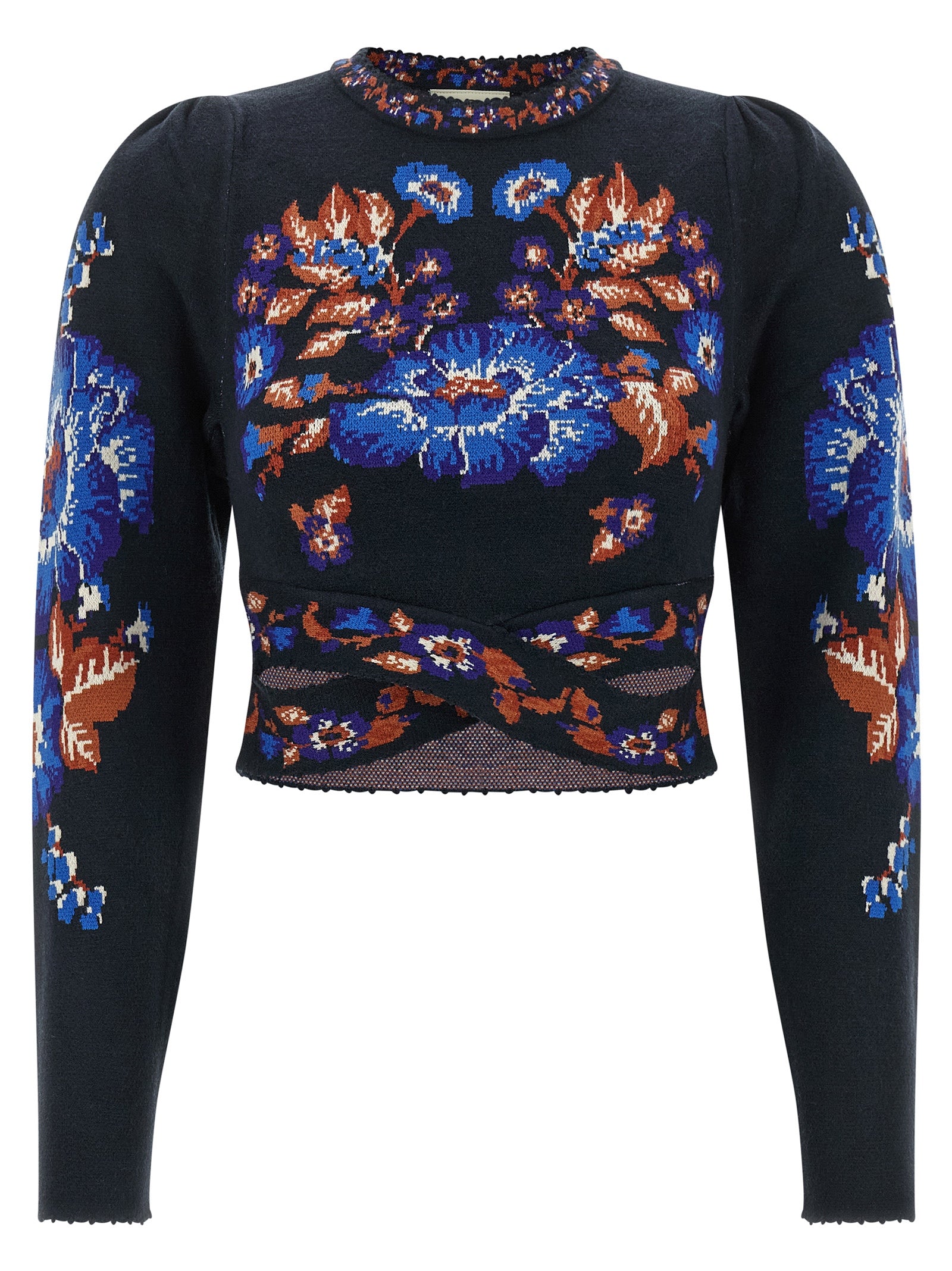 Multicolor Polyester Sweatshirt