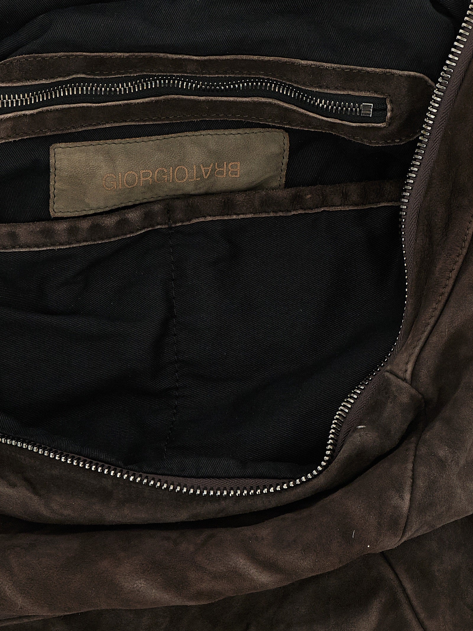 Brown Lamb Leather Backpack