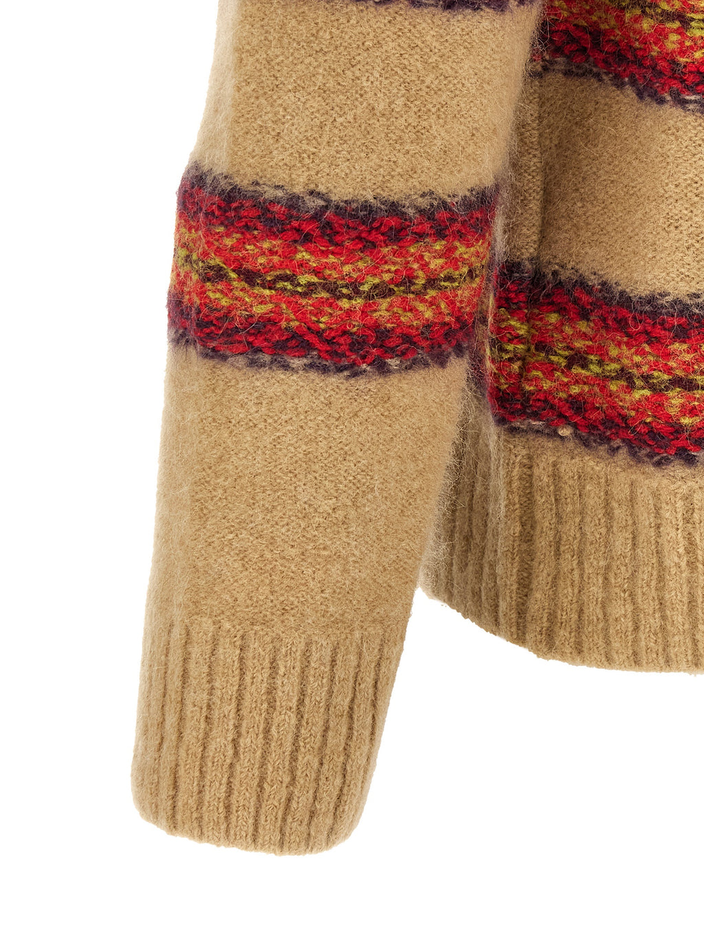 Beige Wool Cardigan