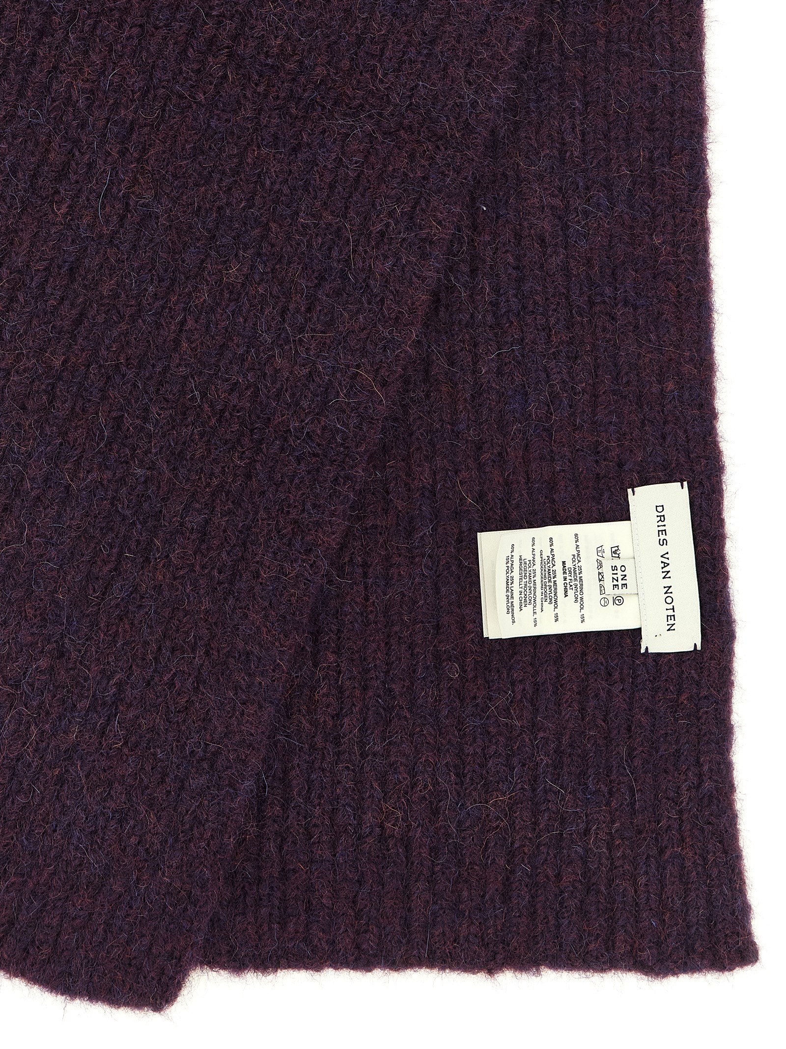 Purple Wool Foulard