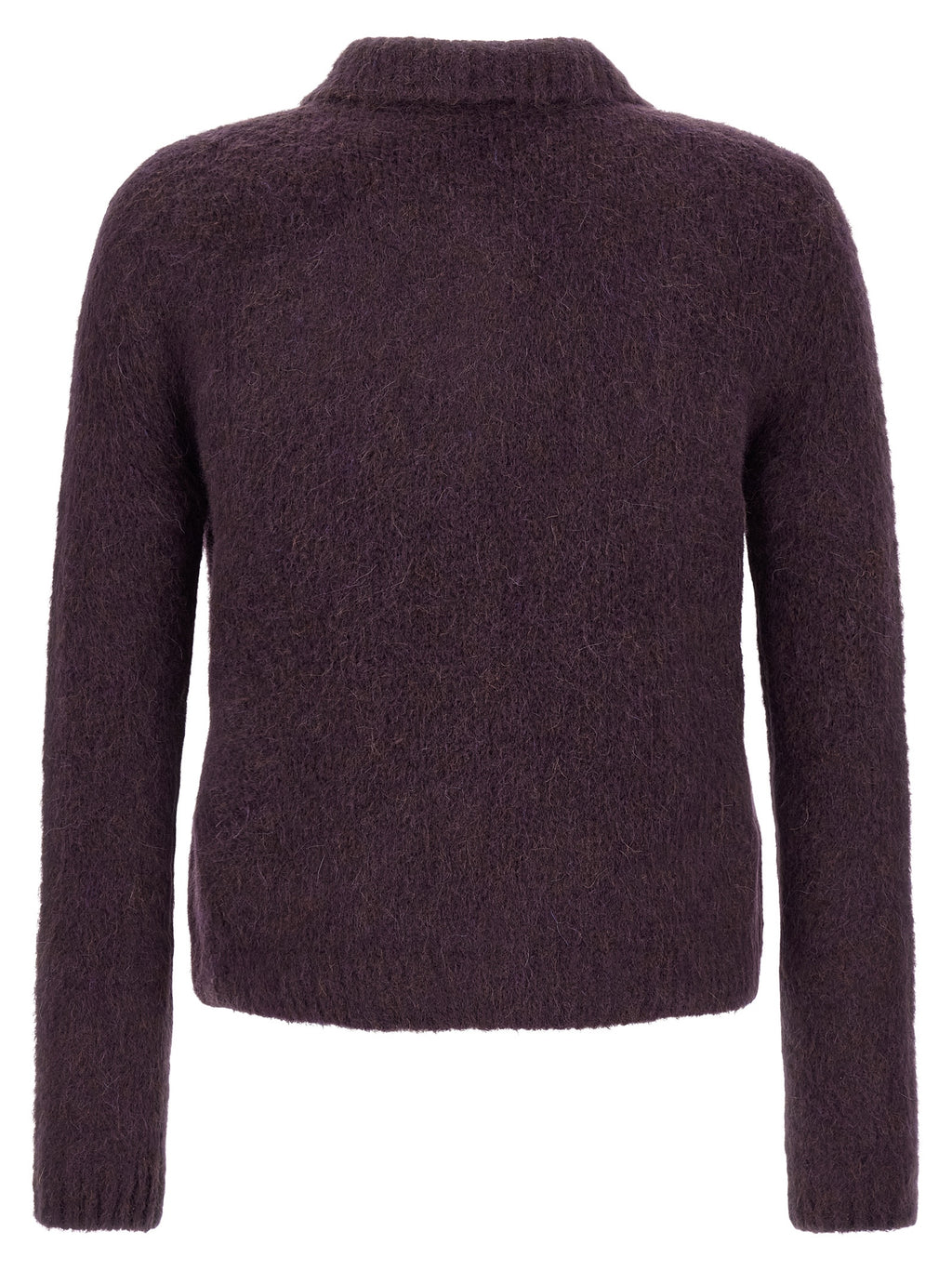 Purple Wool Cardigan