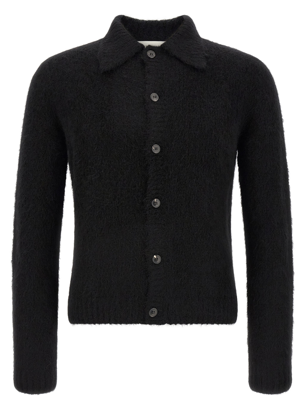 Black Wool Cardigan