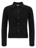 Black Wool Cardigan
