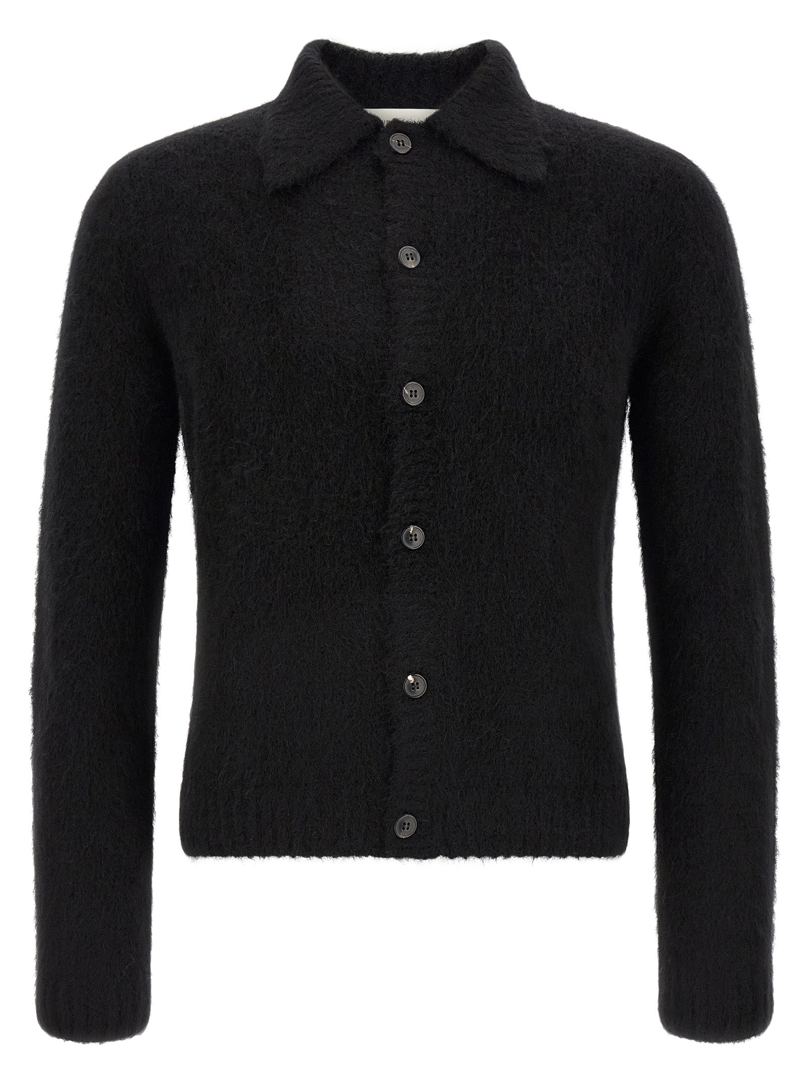 Black Wool Cardigan