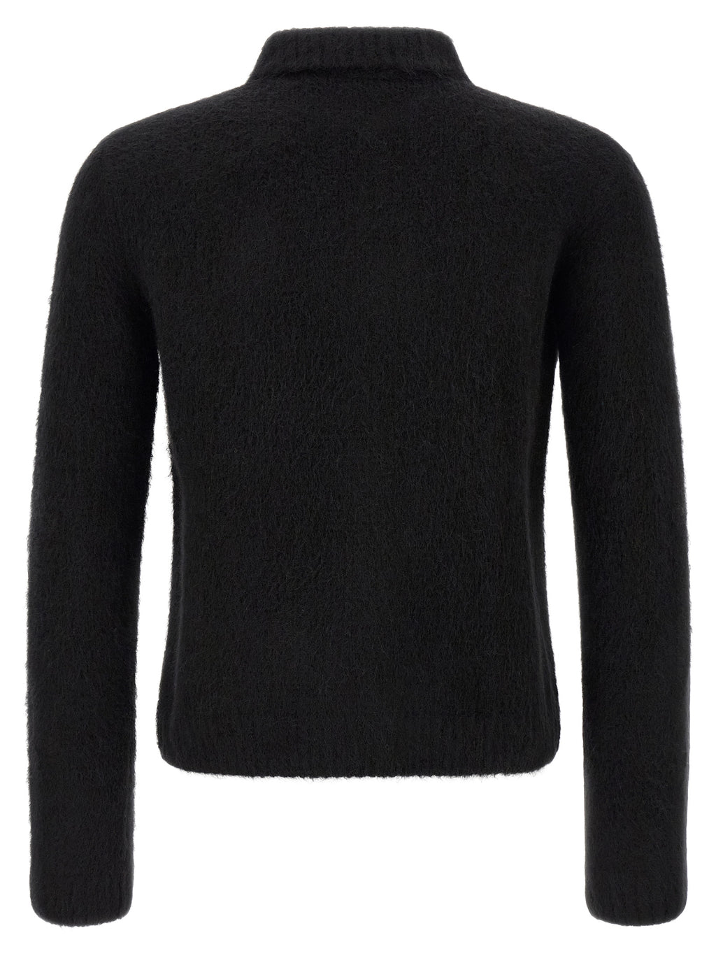Black Wool Cardigan