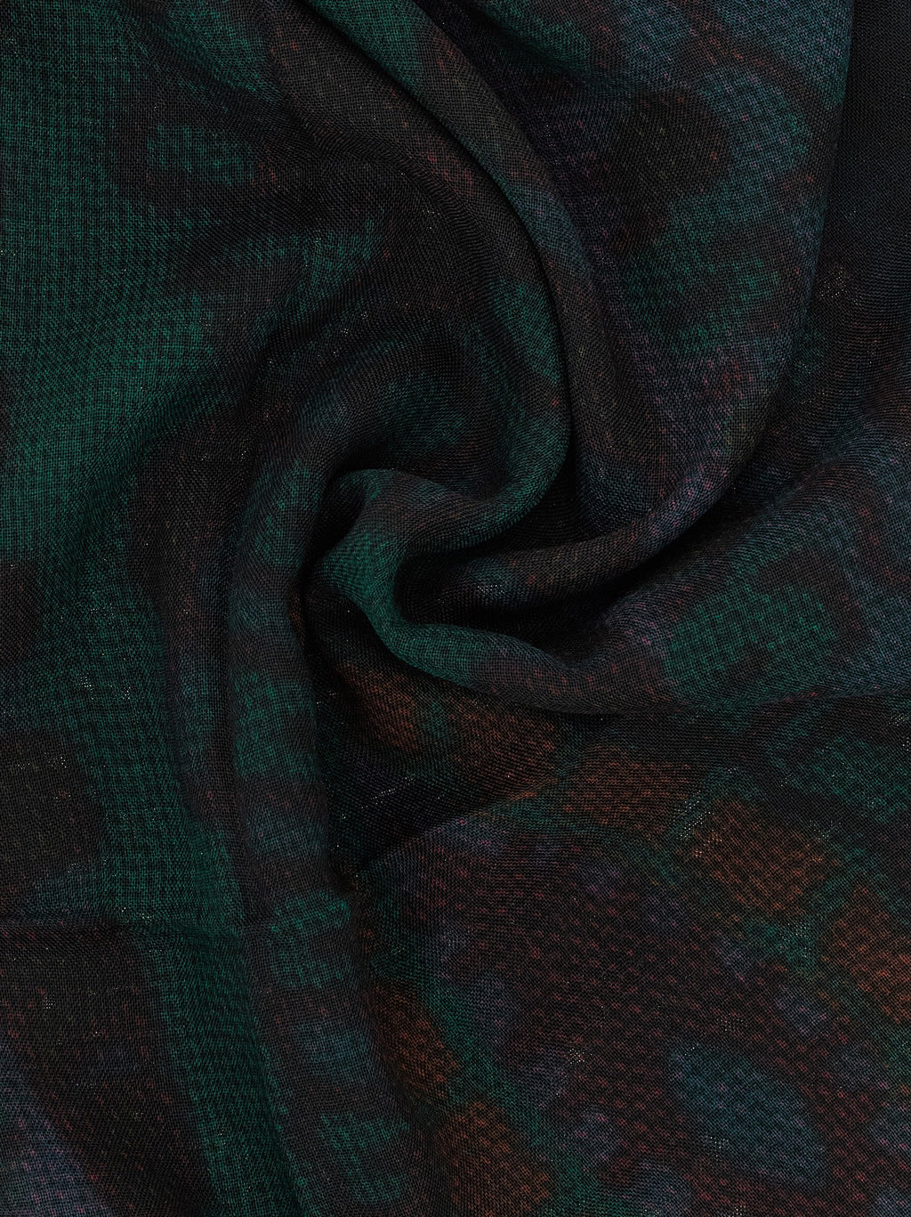 Bicolor Wool Foulard