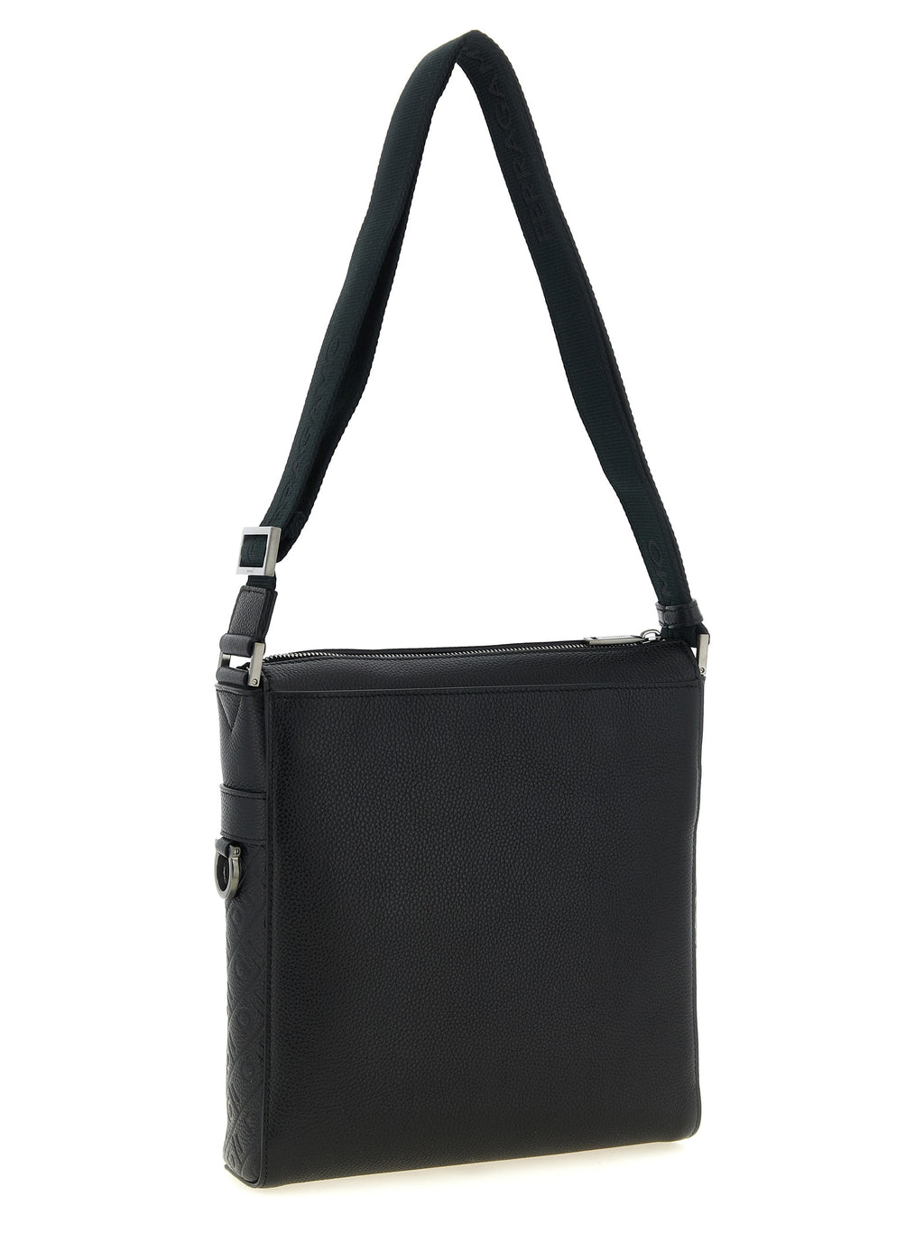 Black Calfskin Crossbody Bag