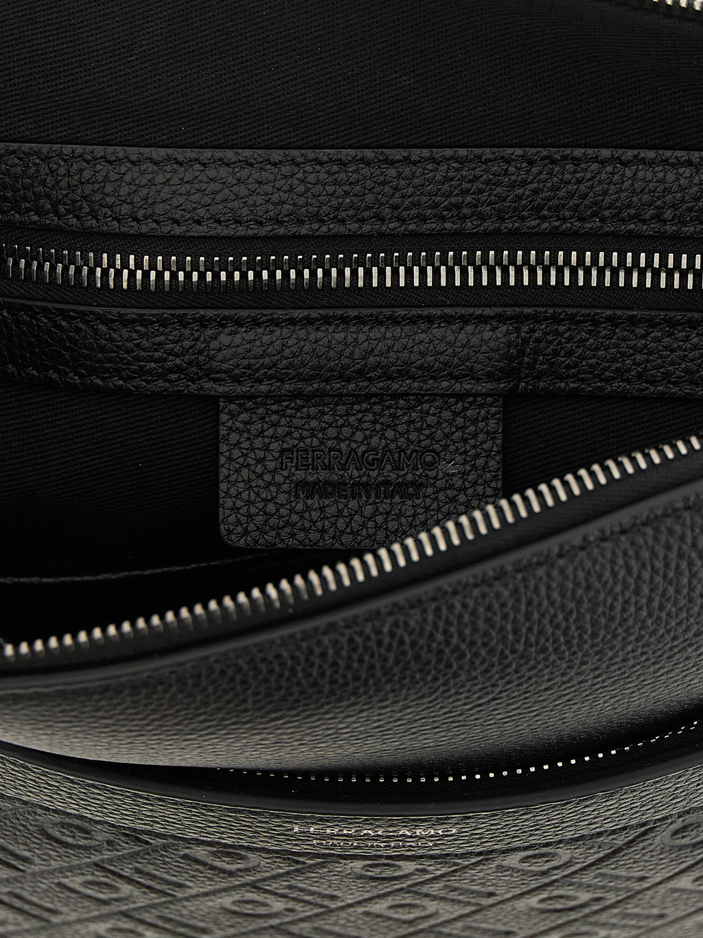Black Calfskin Crossbody Bag