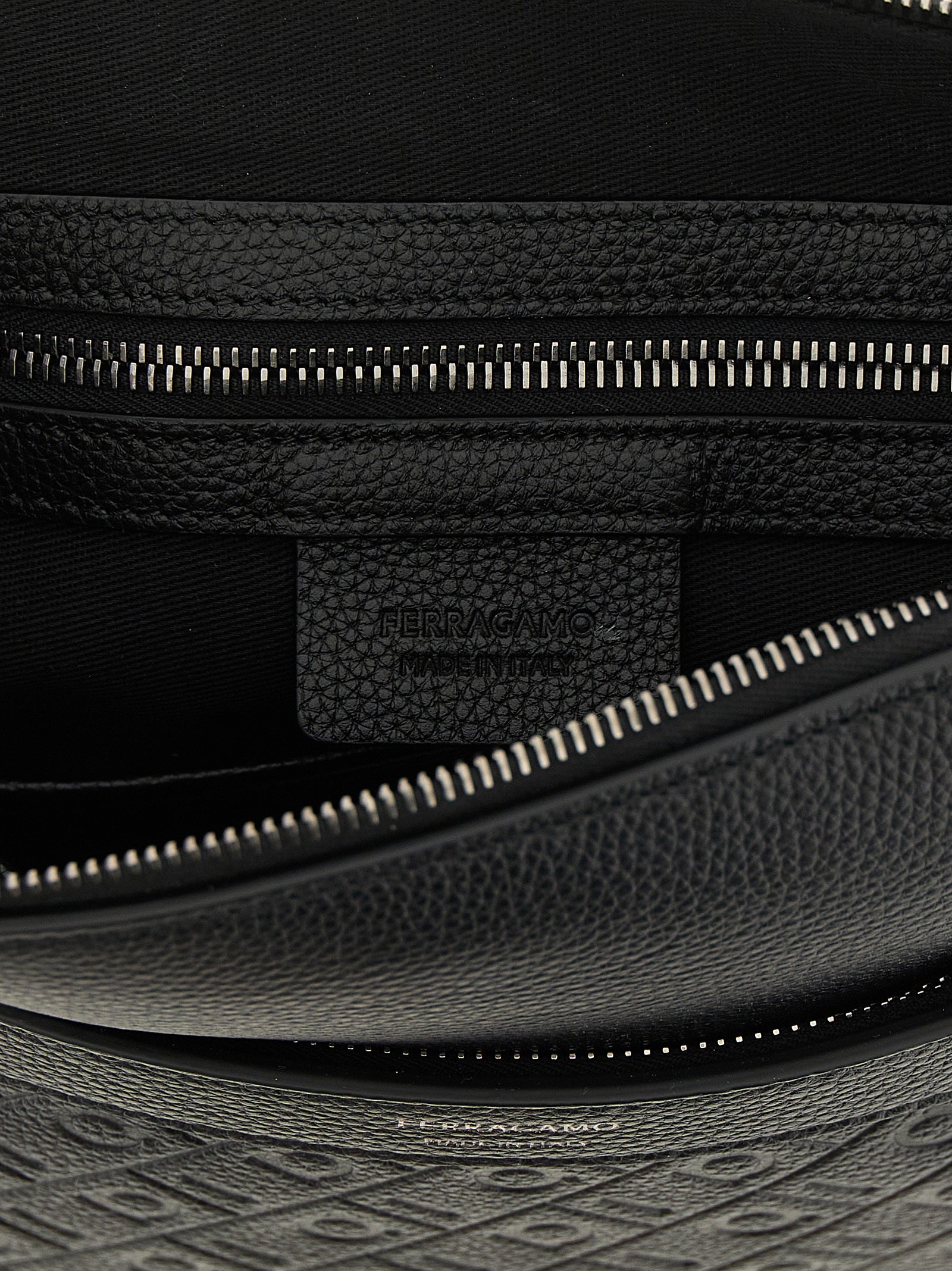 Black Calfskin Crossbody Bag