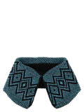 Blue Wool Foulard