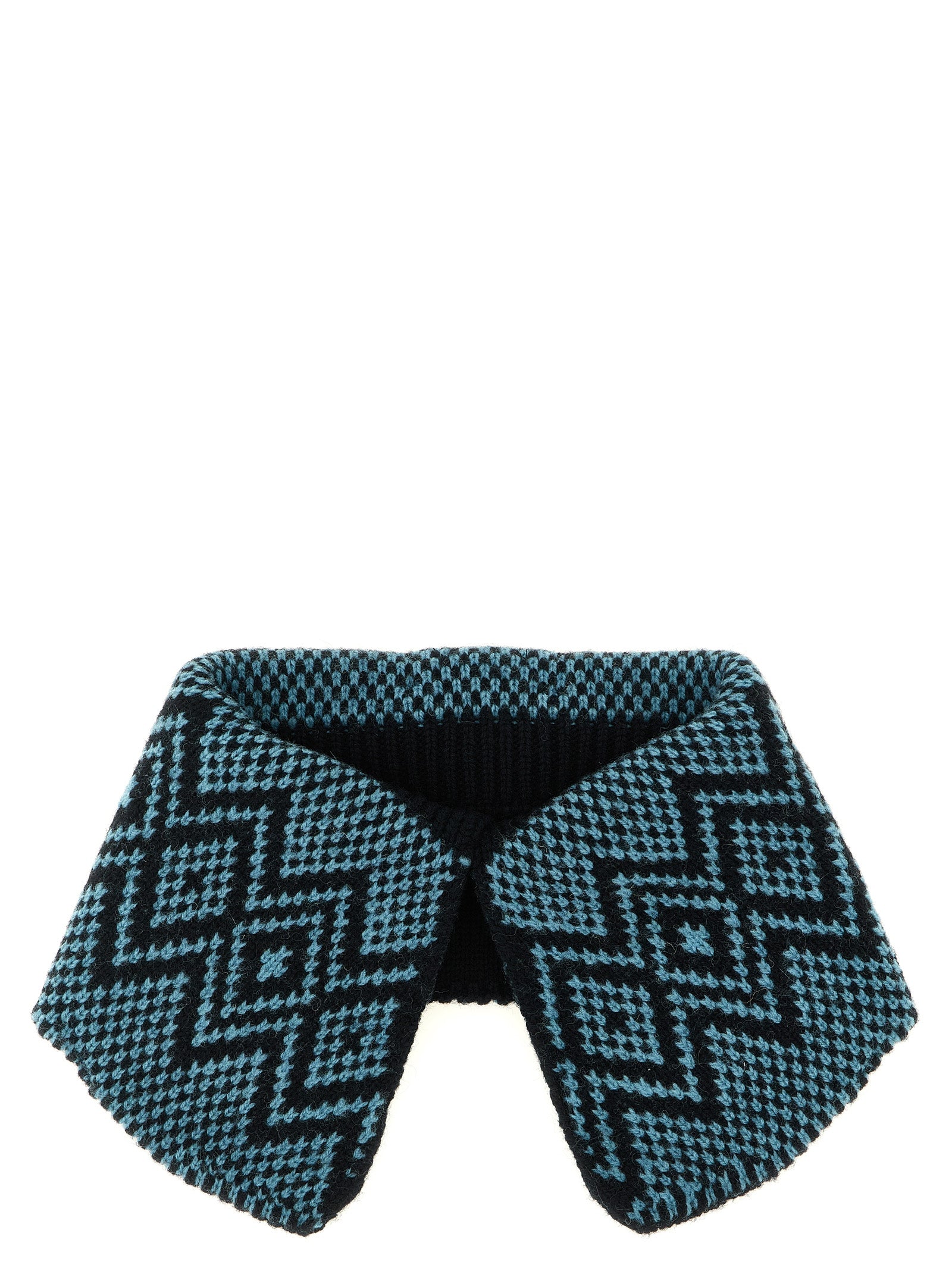 Blue Wool Foulard