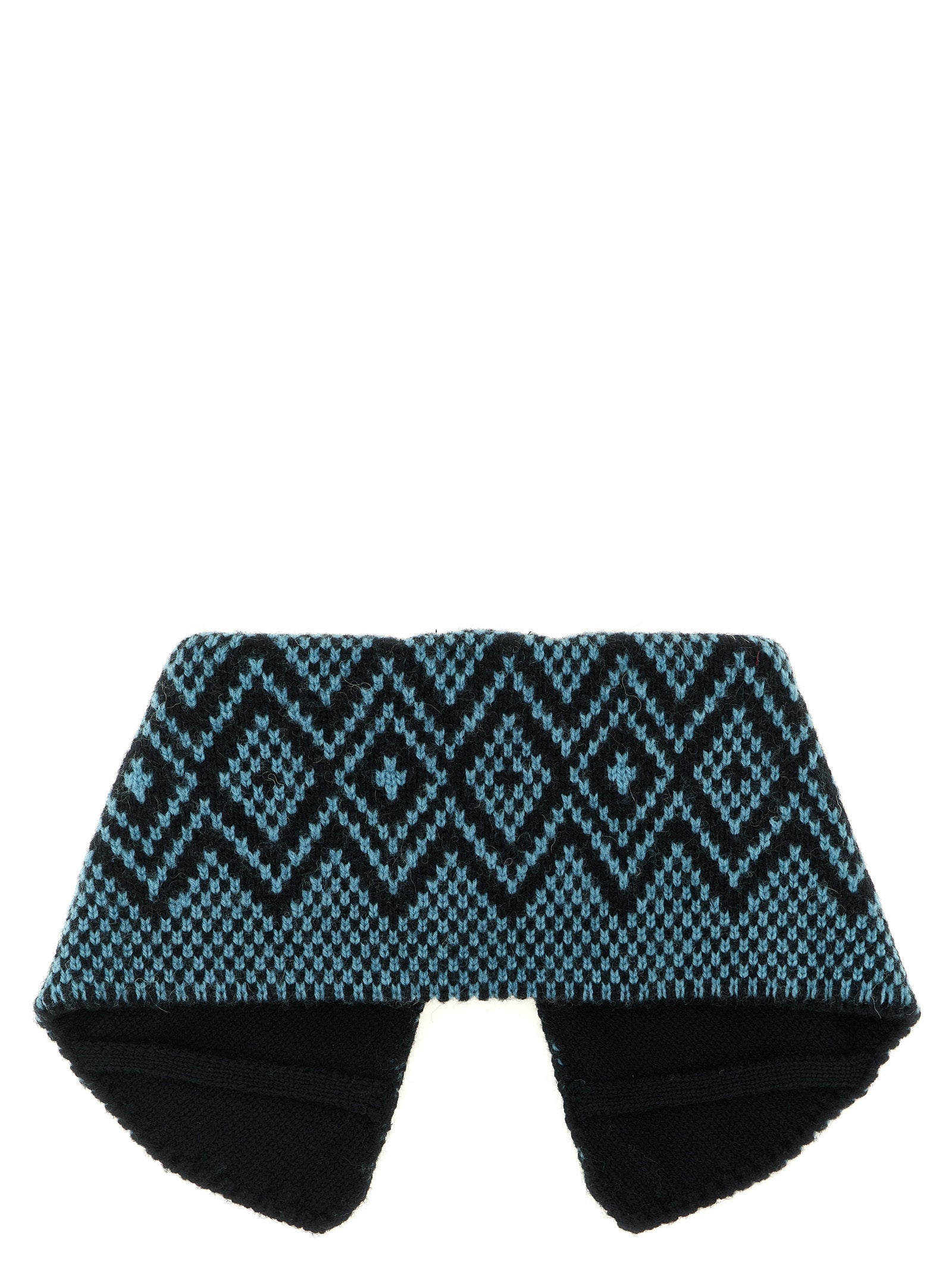 Blue Wool Foulard