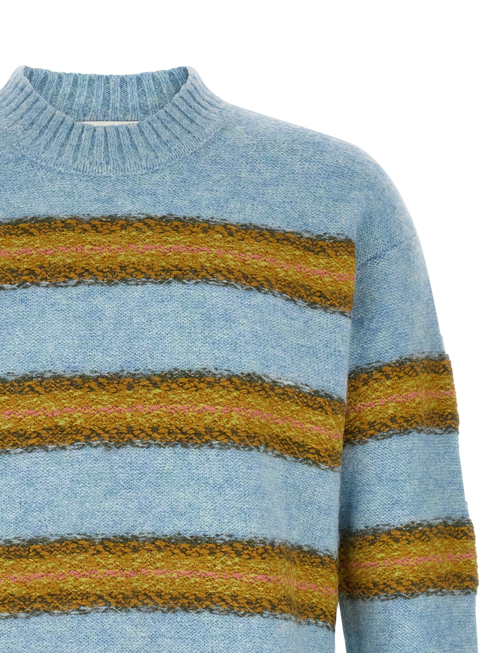 Blue Wool Cardigan