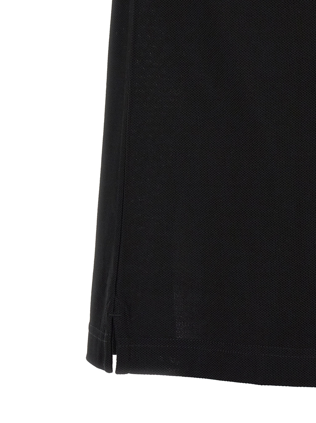 Black Cotton Polo Shirt