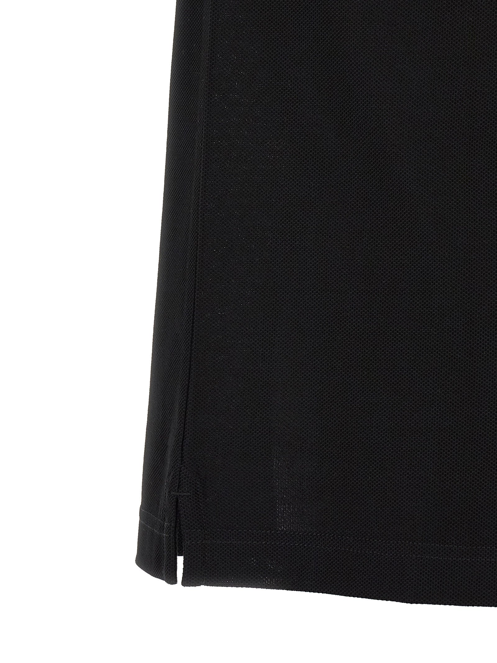 Black Cotton Polo Shirt