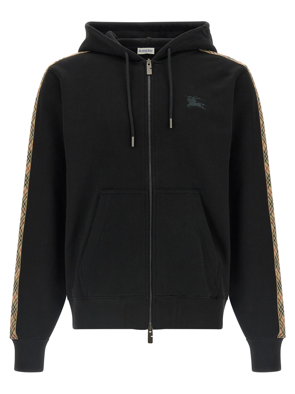 Black Cotton Sweatshirt