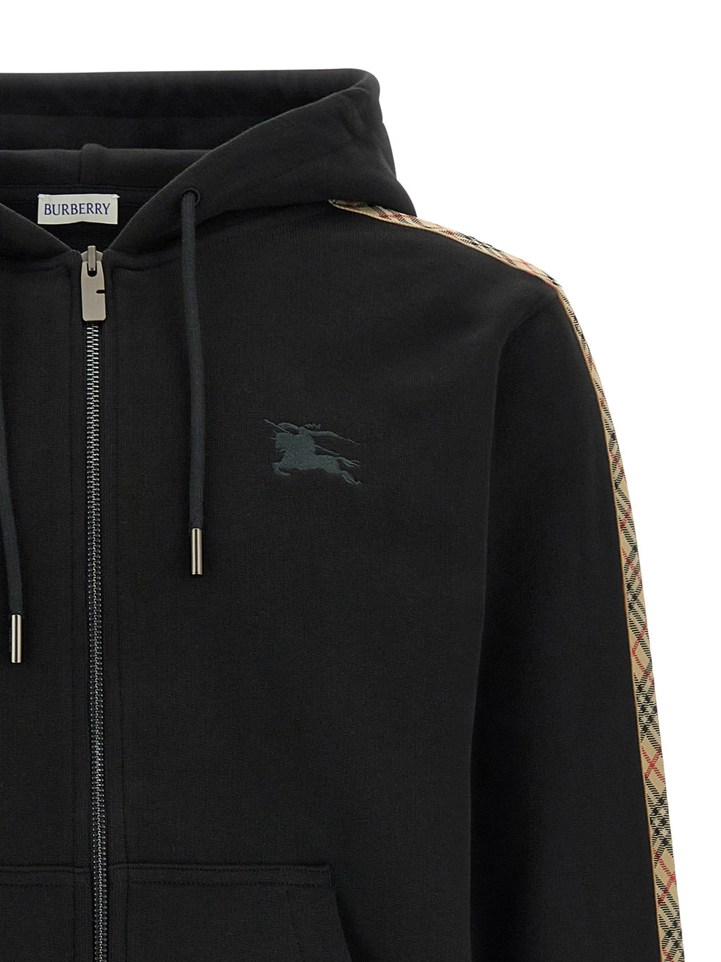 Black Cotton Sweatshirt