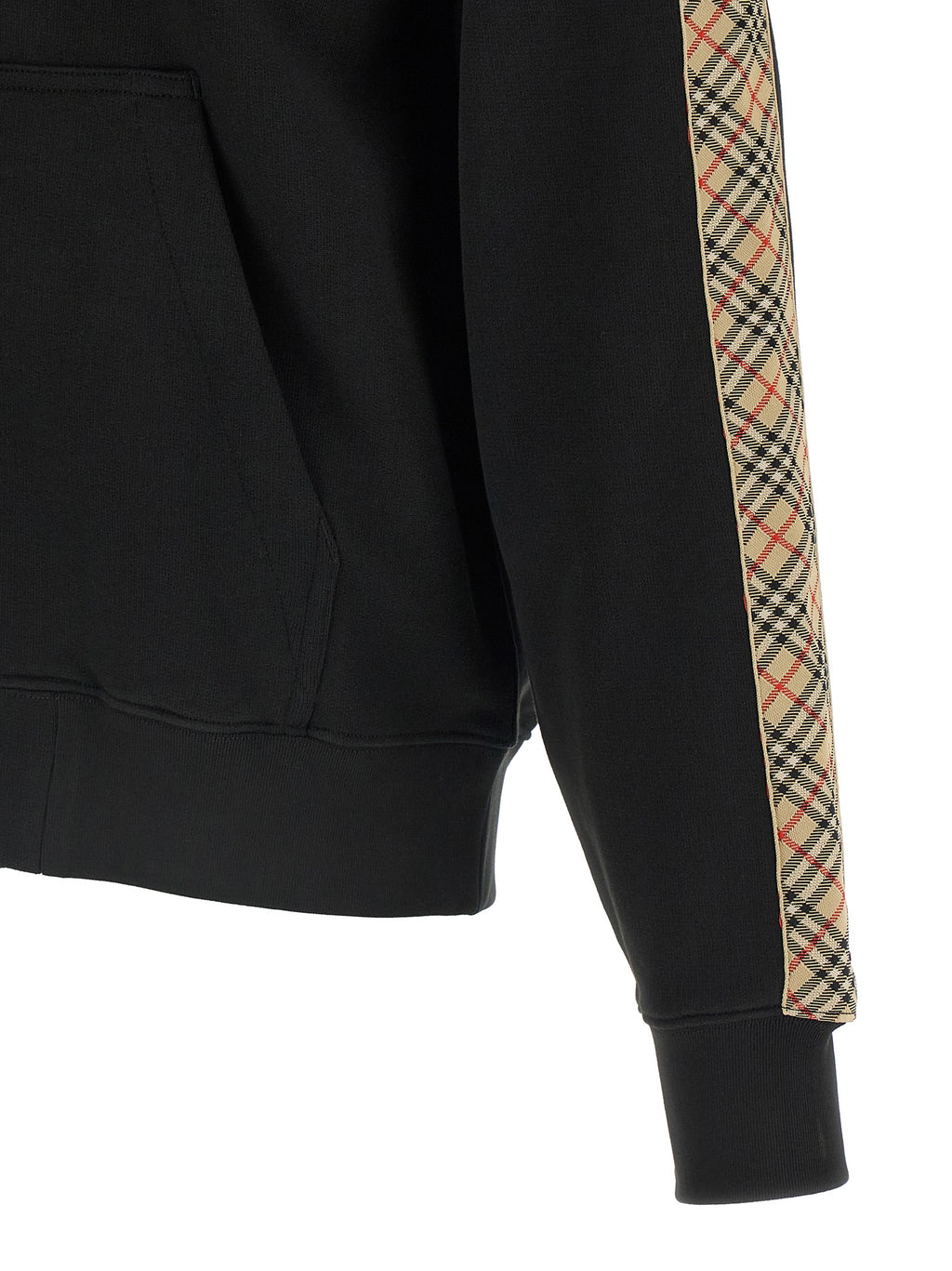 Black Cotton Sweatshirt