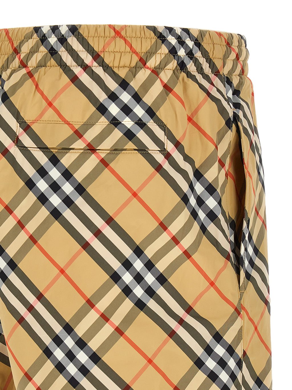 Beige Polyamide Swim Shorts