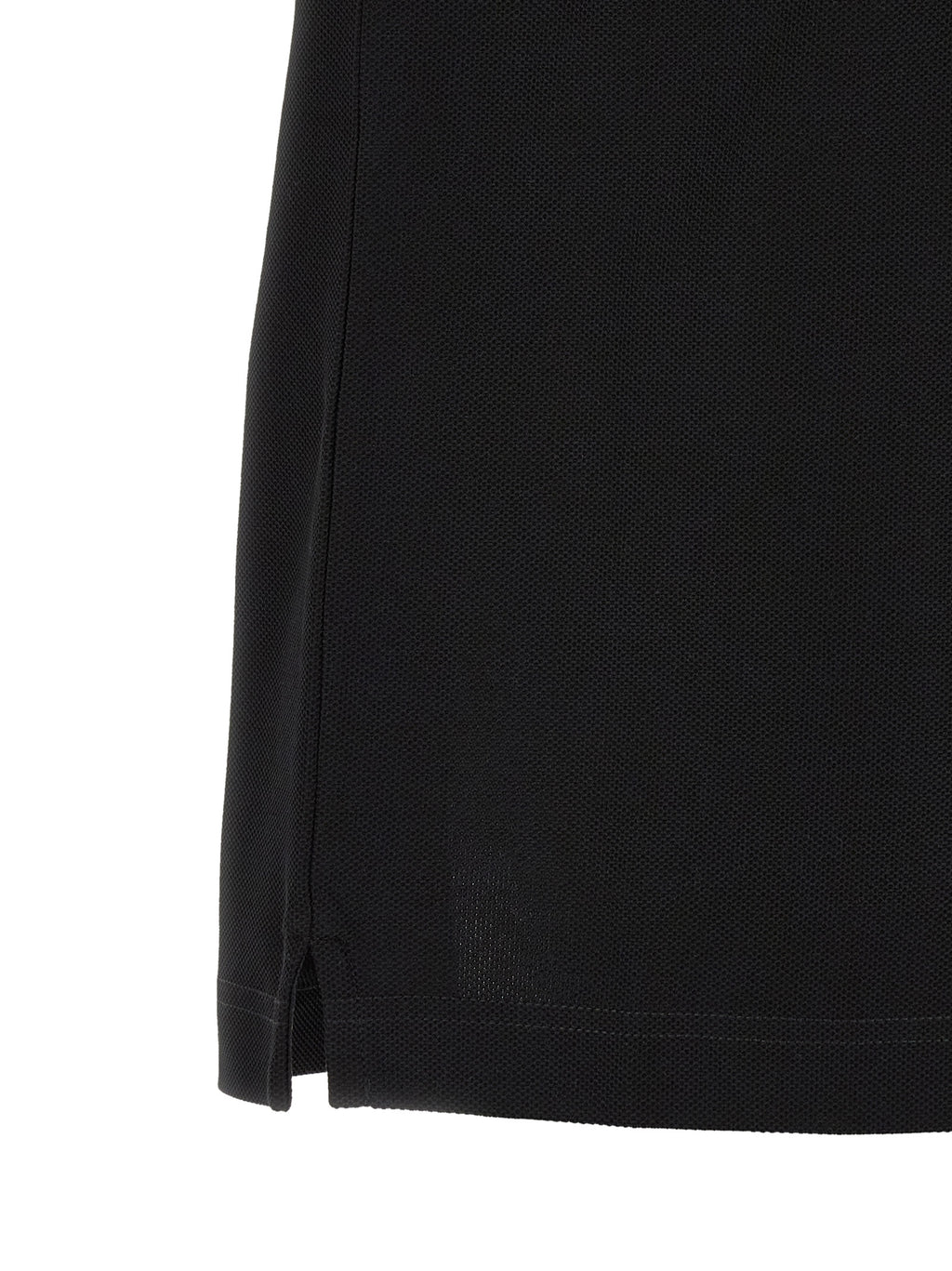 Black Cotton Polo Shirt