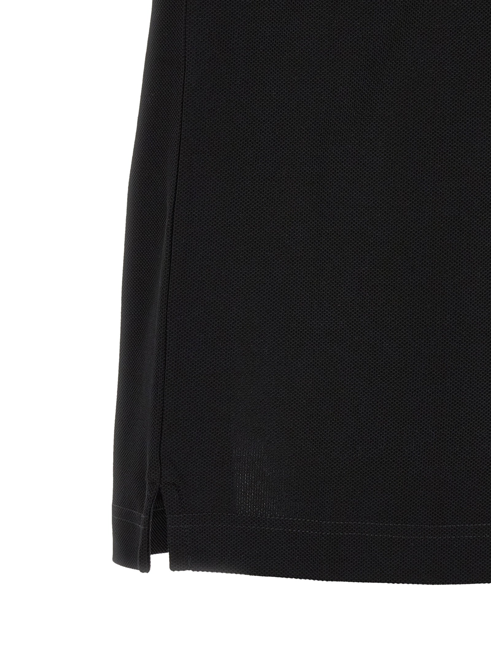 Black Cotton Polo Shirt