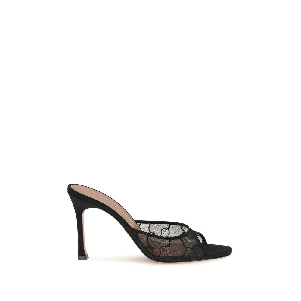 Black Fabric Pumps