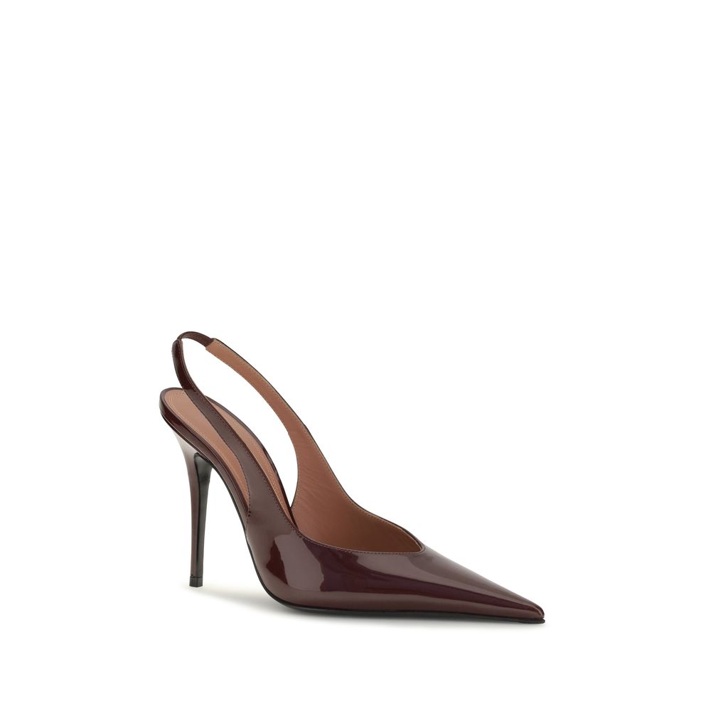 Bordeaux Calf Leather Bos Taurus Pumps