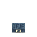 Blue Cotton Wallet