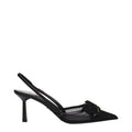 Black Fibres High Heel Pumps